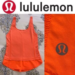Lululemon Peplum Style Activewear Tank Top